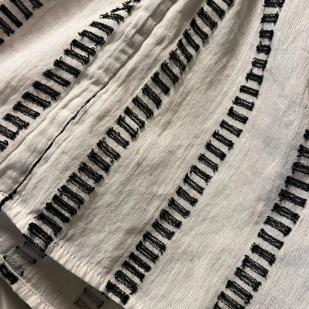 Anthropologie Akemi + Kin Embroidered Kimono Tunic Boho Relaxed Fit One Size - Picture 7 of 7